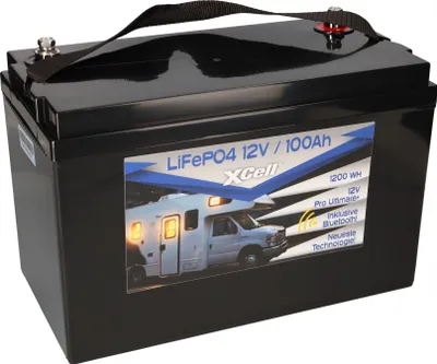 Obrázek produktu pro XCell LiFePO4 Akku 12V (12,8V) 100Ah inkl. Bluetooth Pro Ultimate