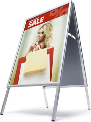 Produktbild von Showdown Displays Kundenstopper Indoor A1 25mm Gehrung