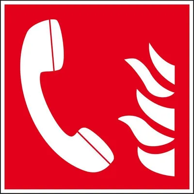 Produktbild von Brandschutzschild "Brandmeldetelefon", für Innen- und Außenbereiche, in verschiedenen Größen und Materialien verfügbar, Maße 20 x 20 cm, Material Aluminium, Techn. Eigenschaften geprägt, langnachleuchtend, Verpackungseinheit: 1 STK