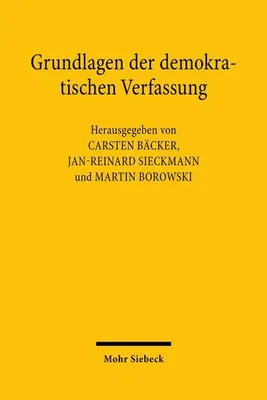 Obrázek produktu pro Grundlagen der demokratischen Verfassung
