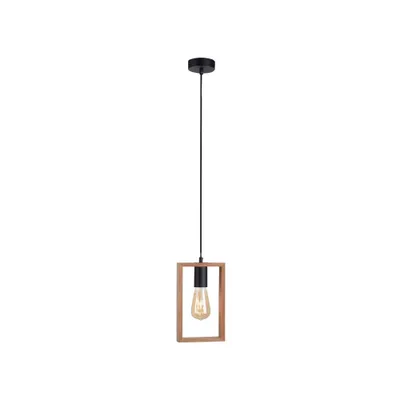 Produktbild von Pendelleuchte, Holz, Schwarz, H 120 cm