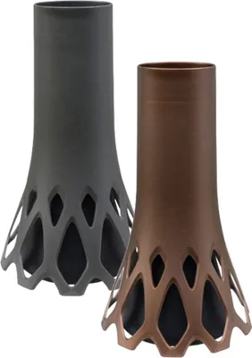 Produktbild von Grabvase Roseta mit Sockelgewicht, Farbe:Bronze