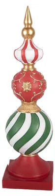 Obrázek produktu pro Clayre & Eef Vánoční dekorace – vánoční koule 16 x 16 x 56 cm, červená, plast