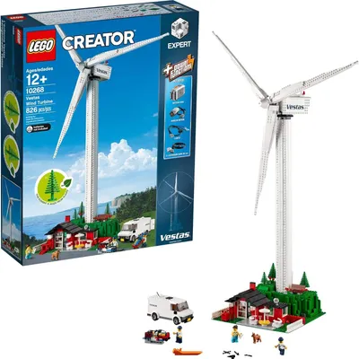 Obrázek produktu pro LEGO Creator Expert Vestas Wind Turbine, Sada na stavění, 12 rok/roky, Plast, 826 kusů, 2,12 kg