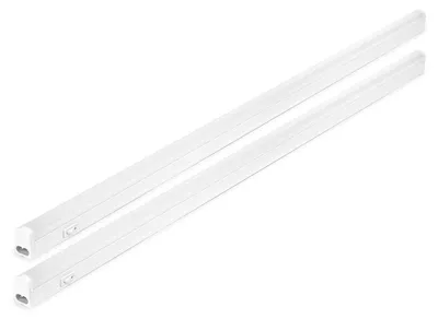 Produktbild von 2 x LED Unterbauleuchte Lightbar Connect Linex 86cm Weiß IP20 15W 1650lm Neutralweiß 4000K mit Schalter