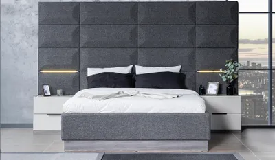 Produktbild von Bett Doppelbett Betten Möbel Einrichtung Neu Möbel Design Hochglanz Schlafzimmer