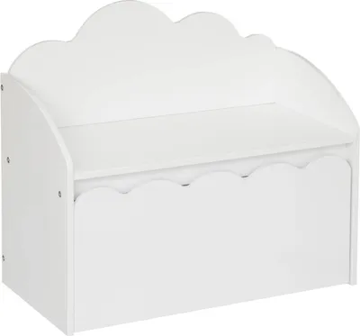 Produktbild von Kindertruhenbank "wolke" holz weiß 60x30cm  - Atmosphera créateur d'intérieur