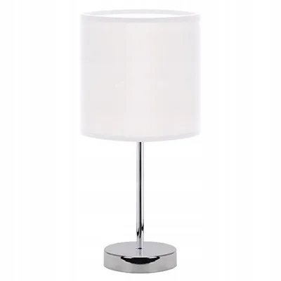 Imagen del producto de Lámpara de noche de mesa blanca AGNES E14