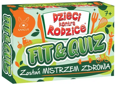 Produktbild von Gra edukacyjna Dzieci kontra Rodzice Fit&Quiz Kangur