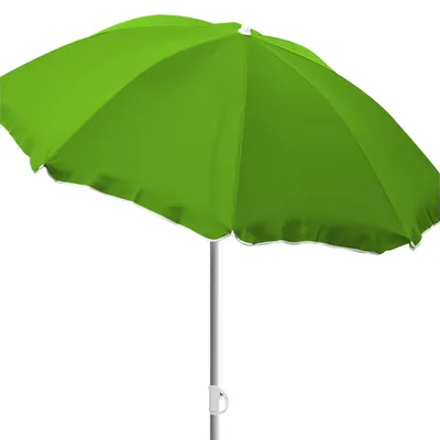 Produktbild von Sonnenschirm Strandschirm rund Ø1,80m Polyester knickbar UV Schutz