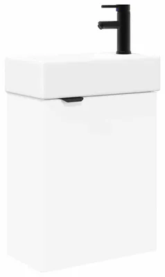 Obrázek produktu pro Koupelnová skříňka s baterií Bílá 45,5 x 22,5 x 84 cm