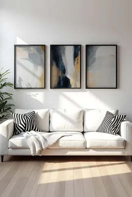 Obrázok produktu pre Wallity, dekoratívny zarámovaný obraz z MDF (3 diely), 35 x 50 cm | 100 % MDF (3 mm), rám: 100 % masívne drevo (2,5 cm) | Štýlová nástenná dekorácia do každého domova.