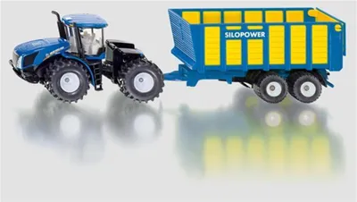 Zdjęcie produktu dla SIKU Farmer - ciągnik New Holland z przyczepą Joskin, 1:50