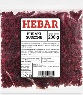 Produktbild von Getrocknete Rote Beete 200 G - Suppengemüse - Ohne Zusätze - Vielseitig verwendbar - Ideal für Suppen