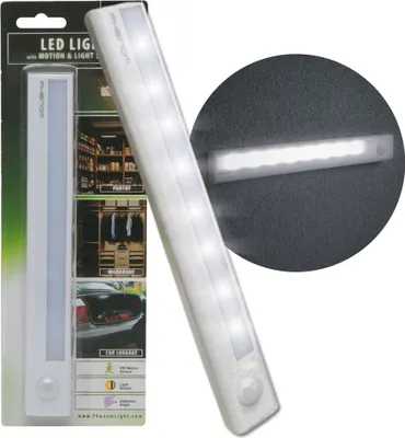 Produktbild von Phenom® - Automatische LED-Beleuchtung mit Bewegungssensor - Lampe für Schrank/Treppe/Flur/Schlafzimmer - PIR-Sensor mit Tag/Nacht