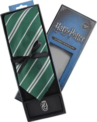 Obrázok produktu pre Harry Potter Kravata a odznak Deluxe Box Zmijozel