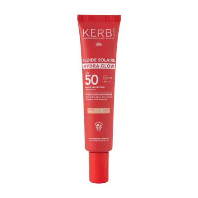 Image de Fluide solaire Glow visage SPF50 40ml KERBI