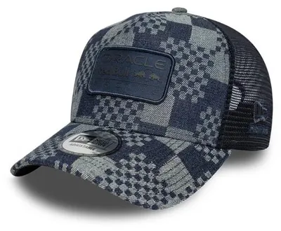 Obrázek produktu pro Kšiltovka New Era 940 AF Trucker Pattern Denim Red Bull F1 Navy - UNI
