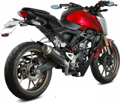 Produktbild von Komplettes MIVV GP Pro Auspuffsystem aus Carbon für HONDA CB 125 R 2021-2024