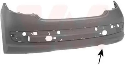 Produktbild von VAN WEZEL Heckstoßstange Stoßfänger Hinten passend für PEUGEOT 207 (WA, WC)