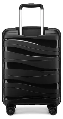 Produktbild von Reisekoffer - Hartschalen-Trolley - Größe M - 65 × 46 × 26,5 cm - Leicht - TSA-Schloss - Polypropylen - Schwarz