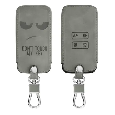 Produktbild von kwmobile Autoschlüssel Hülle kompatibel mit Renault 4-Tasten Smartkey Autoschlüssel (nur Keyless Go) - Kunstleder Schutzhülle Schlüsselhülle Cover