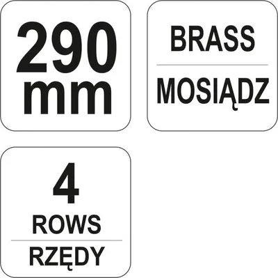 Immagine prodotto di Spazzola manuale 290 mm in ottone