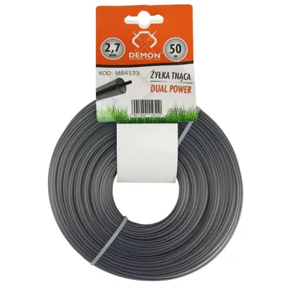 Obrázek produktu pro DEMON Struna zesílená, kulatý profil, 50m, 2,7mm M84123