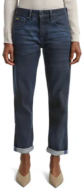 Produktbild von G-STAR Damen Kate Boyfriend Jeans, Blau (Rinsed Ink Blue Coated D15264-d775-h432