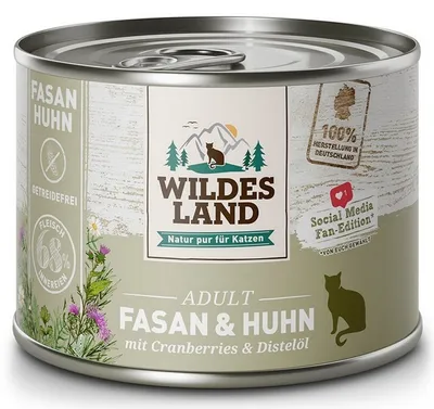 Image de Wildes Land 200gx6 Fasan & Huhn