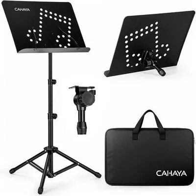 Produktbild von Famanu Musikstand  - Notenständer, höhenverstellbar, schwarz