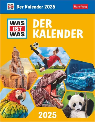 Produktbild von WAS IST WAS Der Kalender Tagesabreißkalender 2025 - Kinderkalender
