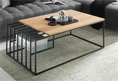 Produktbild von Couchtisch Wohnzimmertisch Sofatisch Ablagetisch Tisch Wohnzimmer "Jurien Bay I" Eiche
