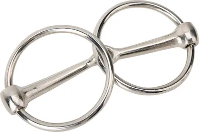 Produktbild von Eisenpferde-Ring-Trense mit hohlem Gelenk für Reitsportbedarf