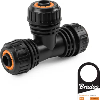 Immagine prodotto di Raccordo a T per tubo flessibile 3/4" Linea nera