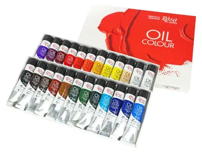 Produktbild von Rosa Rosa Gallery Ölfarben-Set, 24 x 20 ml