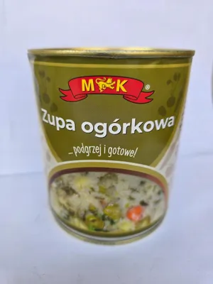 Zdjęcie produktu dla Zupa ogórkowa 800g MK puszka