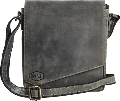Produktbild von Spirit Motors Vintage Leder Umhängetasche Schwarz 2L POLO