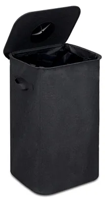 Image de Aopunly 100L consigne de bouteilles avec couvercle, Grand conteneur Collecteur de bouteilles vides Cuisine Débarras Sac à bouteilles noir