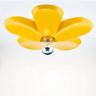 Produktbild von Sompex Ausgefallene Deckenleuchte Summer Blumenform gelb