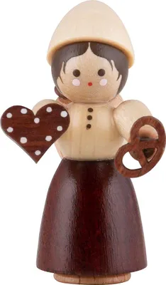 Obrázok produktu pre Vianočná miniatúra dievčatka s perníkovou prírodou NOVINKA