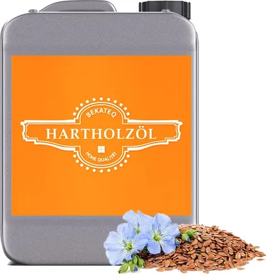 Produktbild von Hartholzöl transparent 5L I Holzöl für Innen & Außen I Holz-Lasur zur Holzpflege von Teak, Eukalyptus, Bangkirai, Lärche, Eiche, Zeder I Wasser & schmutzabweisend