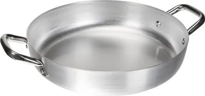 Produktbild von Aluminiumpfanne mit 2 Griffen - Edelstahl - 28 cm