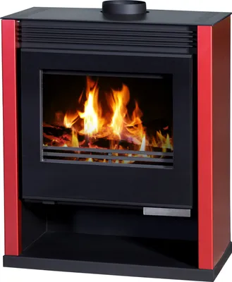 Produktbild von EEK A Kaminofen Victoria RUBIN LUX ROT BImSchV Stufe 2