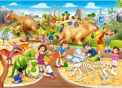 Obrázek produktu pro CASTORLAND Puzzle 70 dílků - Dinosauří park