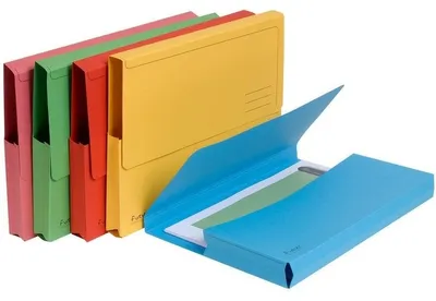 Image de Chemises en carton recyclé A4 Coloré Pack de 10 24x32cm