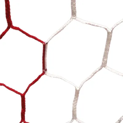 Obrázok produktu pre Červená / biela šesťuholníková futbalová sieť