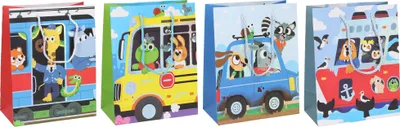 Produktbild von Geschenktüte M 26x32x10 cm Kinder