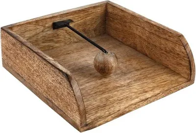 Immagine prodotto di Bancone da servizio in stile rustico per interni ed esterni, 20 x 20 x 7 cm, stile vintage.