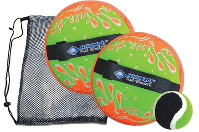 Imagen del producto de Juego de pelotas de neopreno con textura, color verde/naranja